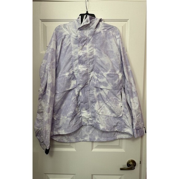 Nike Sportswear Tech Pack Mens LARGE Woven Hooded Jacket Indigo Haze DX0217-519 - Picture 1 of 5